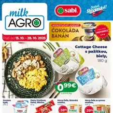 Milk Agro leták - náhľad letáku platný od 15.10.2025