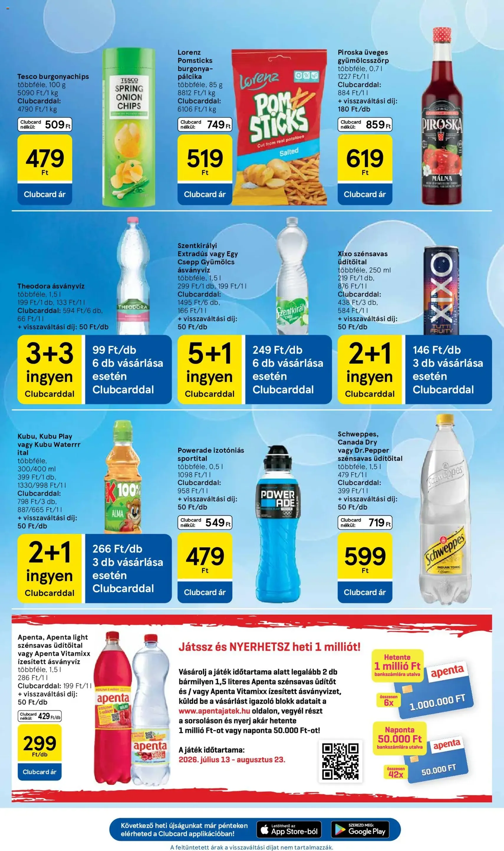 Tesco aktuális akciós újság - 2026.07.16. érvényes szórólap 23 oldal 30 oldalból