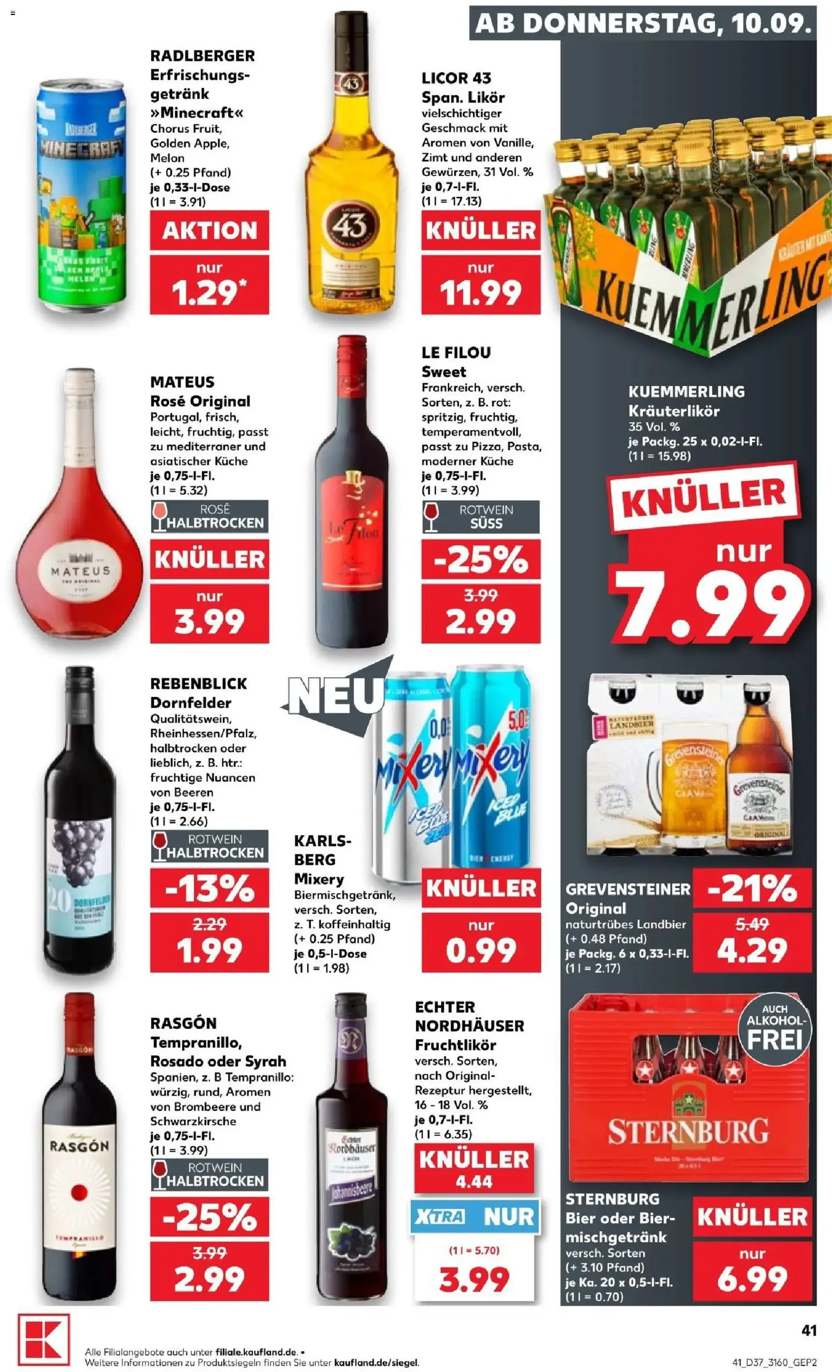 Kaufland Prospekt - Gültiger Prospekt ab 10.09.2026, Seite 41 von insgesamt 66