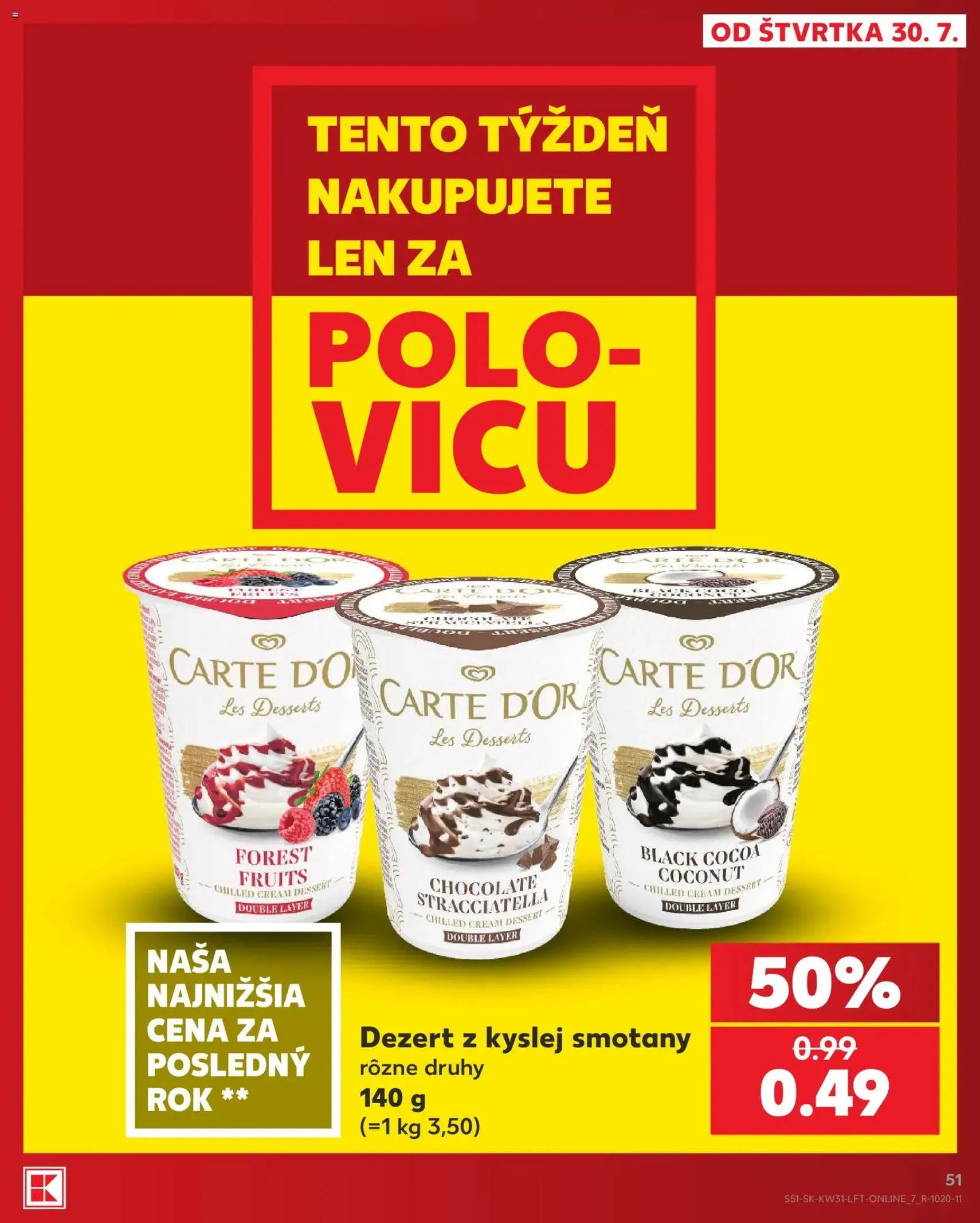 Kaufland SK akciós újság - 2026.07.30. érvényes szórólap 51 oldal 74 oldalból