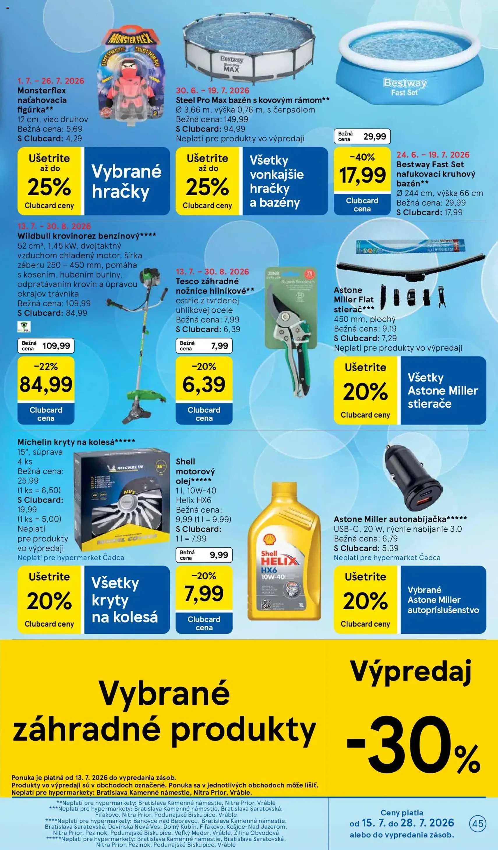 Tesco Hypermarket - leták - platný leták od 15.07.2026 strana 45 z 52