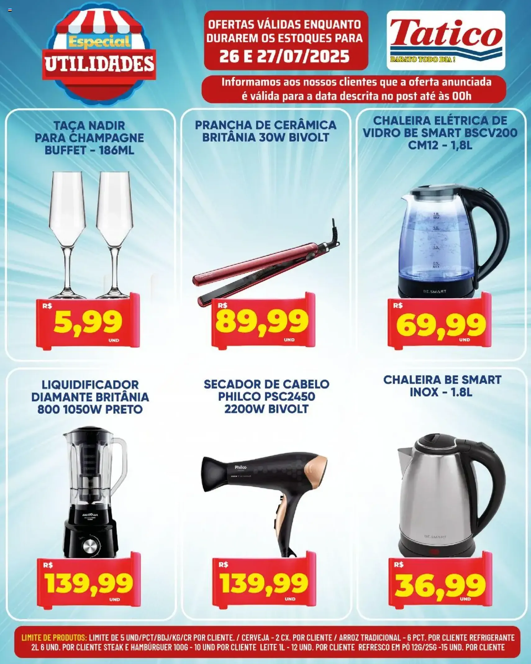 Tatico - Ofertas do Dia - folheto válido a partir de 28/07/2025 página 42 de 50 Tatico - Ofertas do Dia - folheto válido a partir de 28/07/2025 página 42 de 50
