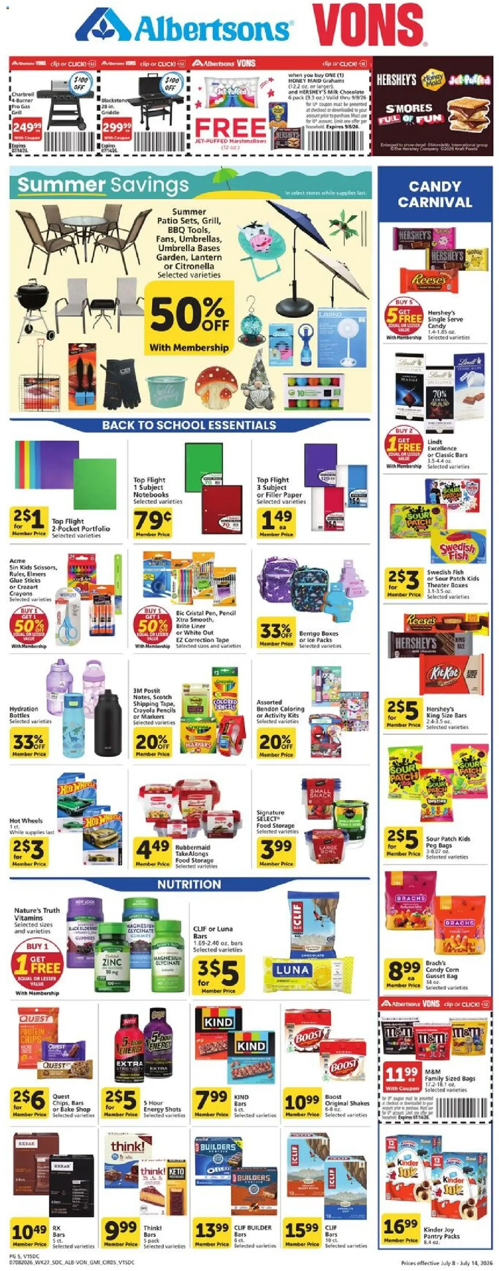 Vons Weekly Ad - valid flyer from 07/08/2026, page 4 of 6