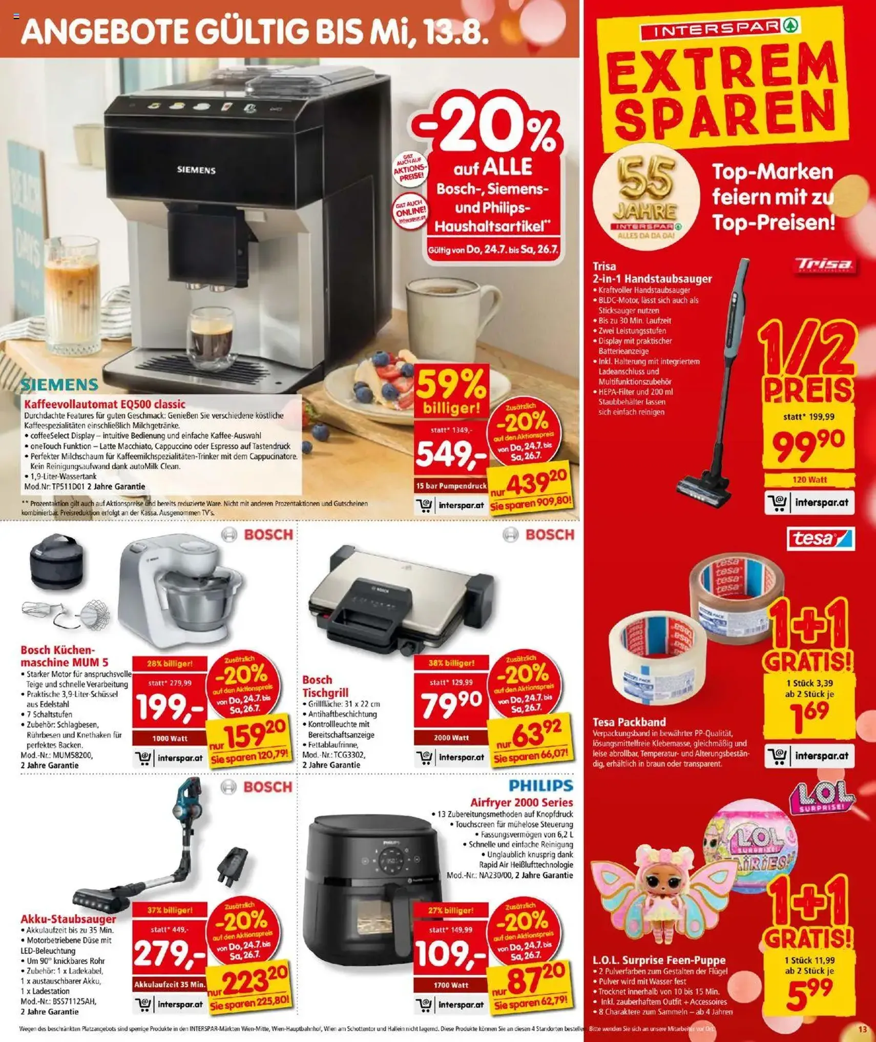 Interspar Flugblatt - Gültiger Prospekt ab 24.07.2025, Seite 13 von insgesamt 16