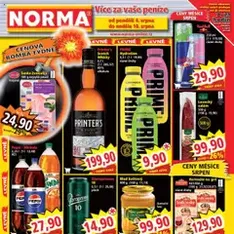 Norma leták - náhled letáku platný od 04.08.2025