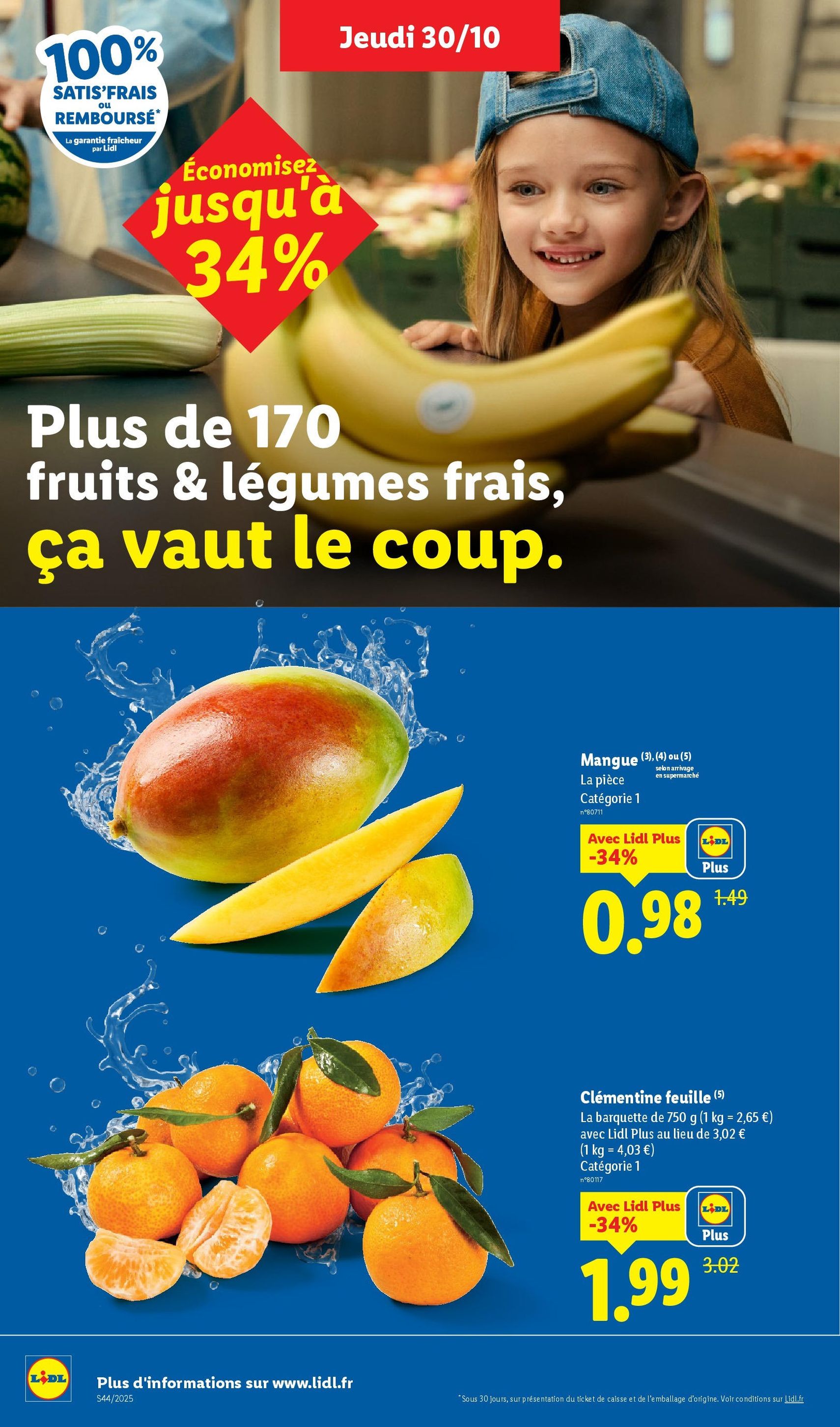 LIDL catalogue semaine 44 - brochure valable à partir du 30/10/2025, page 2 sur 82