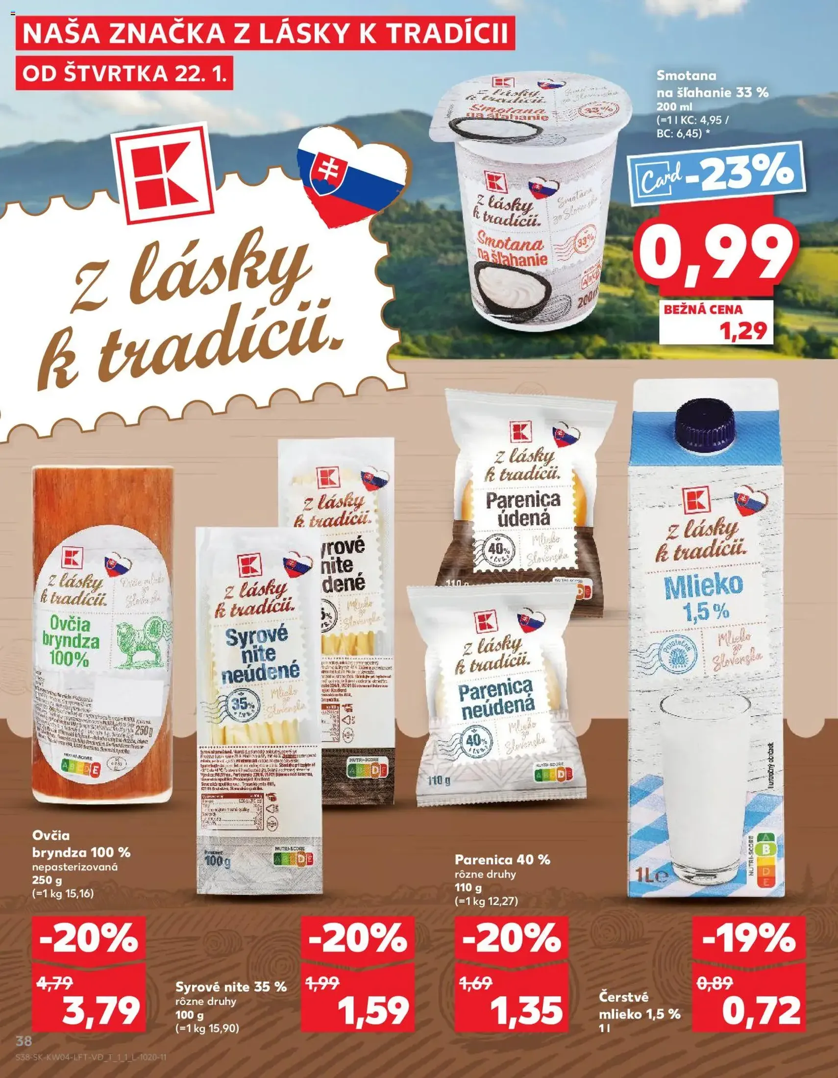 Kaufland SK Akciós újság - 2026.01.22. érvényes szórólap 38 oldal 78 oldalból