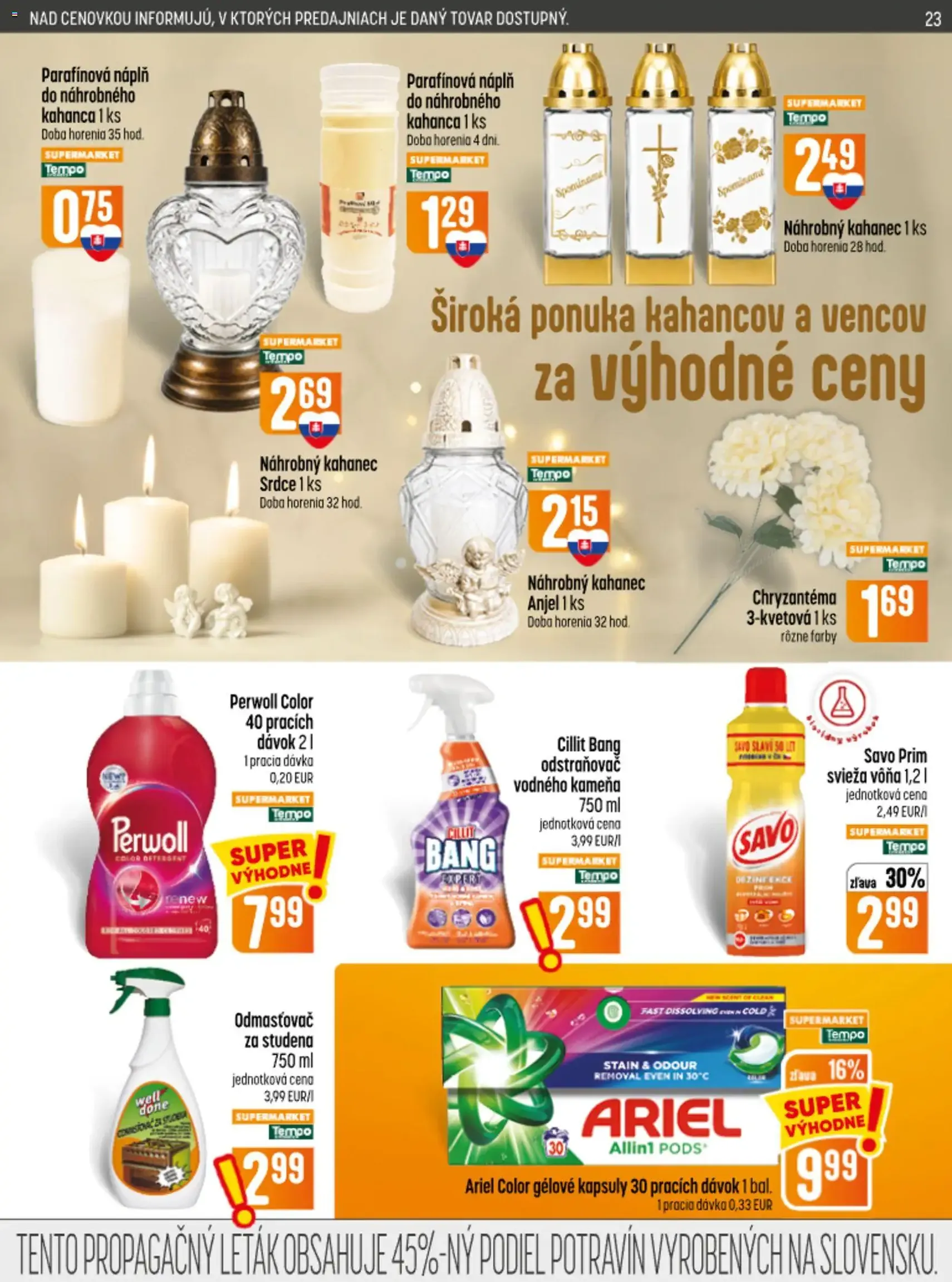 COOP Jednota leták - platný leták od 24.09.2026 strana 23 z 28