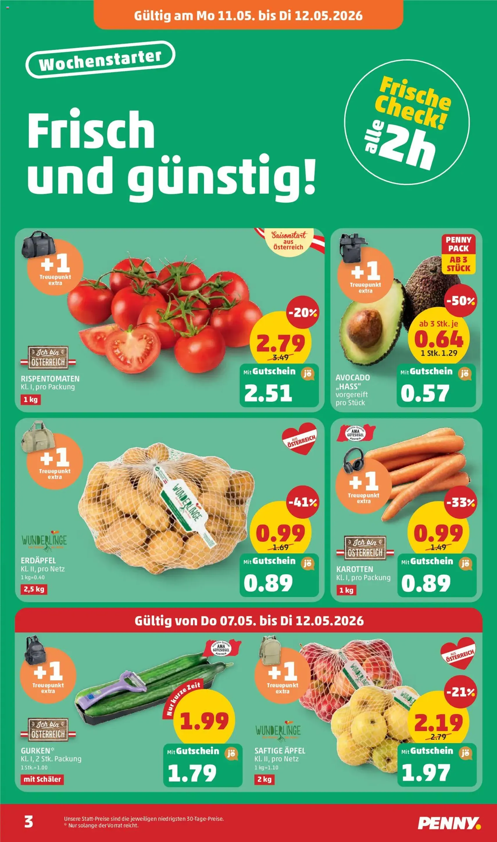 Penny Markt - Flugblatt - Gültiger Prospekt ab 07.05.2026, Seite 3 von insgesamt 28