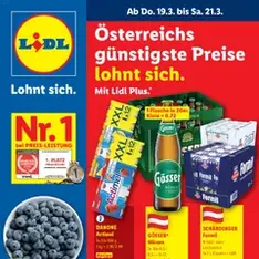Lidl Flugblatt - Dornbirn, Feldkirch, Graz - Prospekt Vorschau gültig ab 19.03.2026
