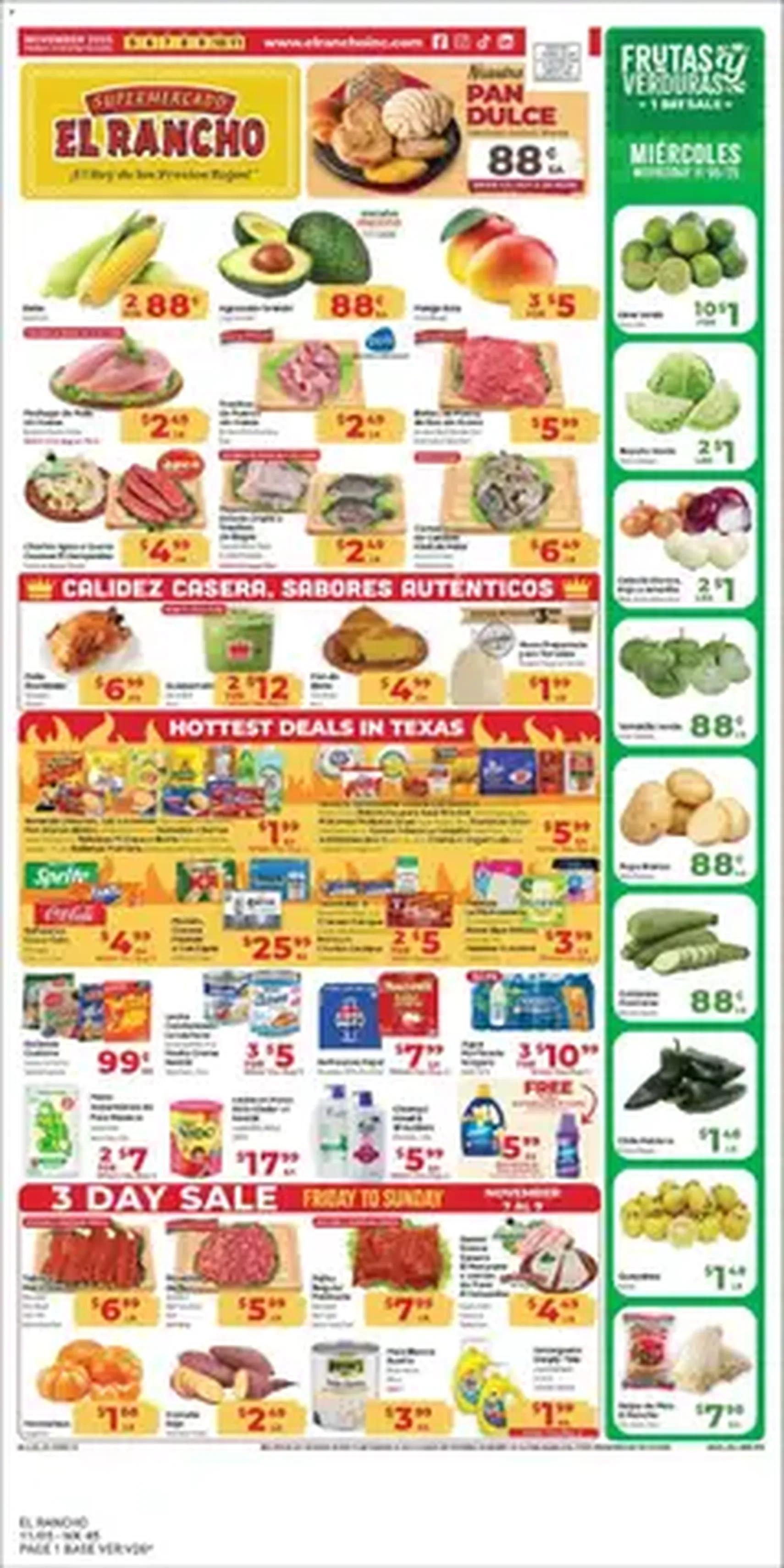 El Rancho Weekly Ad - valid flyer from 11/05/2025, page 1 of 1