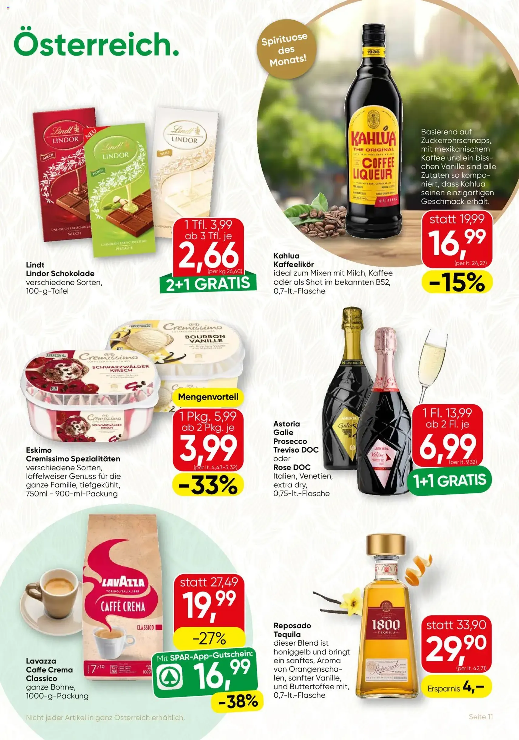 SPAR Gourmet Flugblatt - Gültiger Prospekt ab 18.06.2026, Seite 11 von insgesamt 12