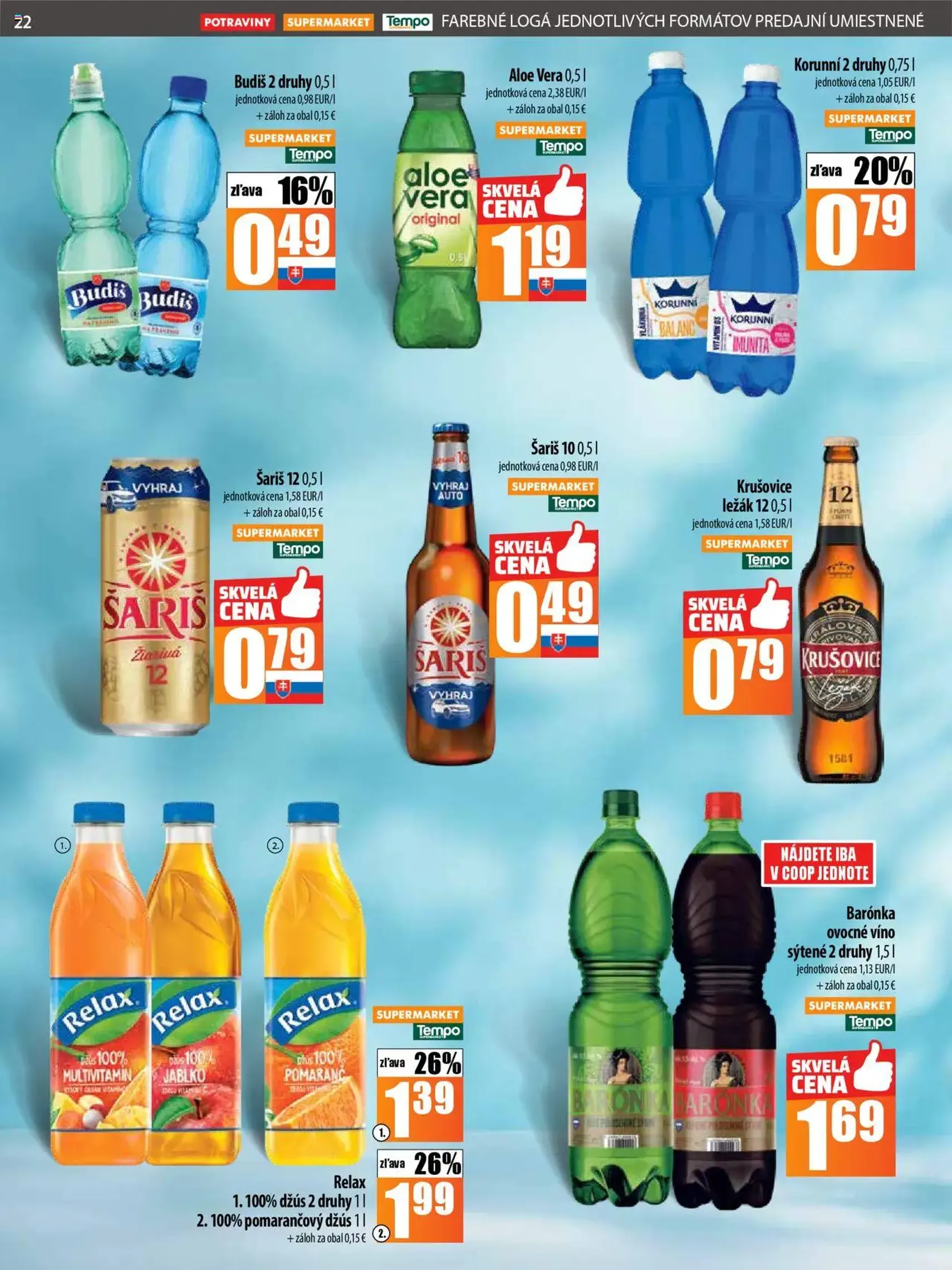COOP Jednota leták - platný leták od 17.07.2025 strana 22 z 28 COOP Jednota leták - platný leták od 17.07.2025 strana 22 z 28