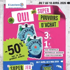 E.Leclerc catalogue de la semaine 15 - Prévisualisation du catalogue valable à partir du 07/04/2026