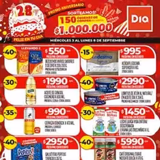 Vista previa del folleto Supermercado DIA Ofertas válido desde 03/09/2025