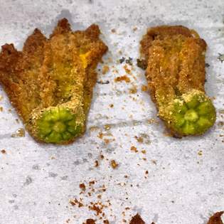 Recipe preview Homemade Zucchini flowers Italian recipe
