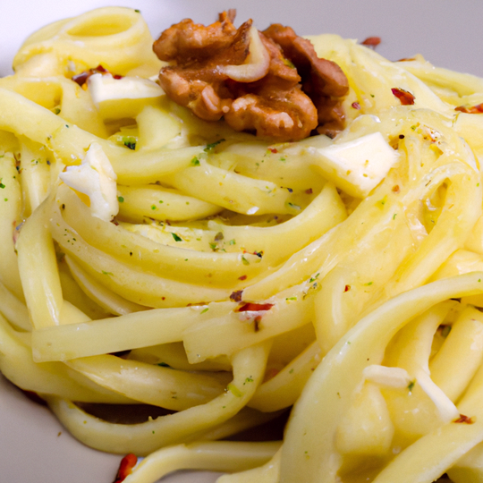Anteprima ricetta Pasta fredda con mele, noci e gorgonzola