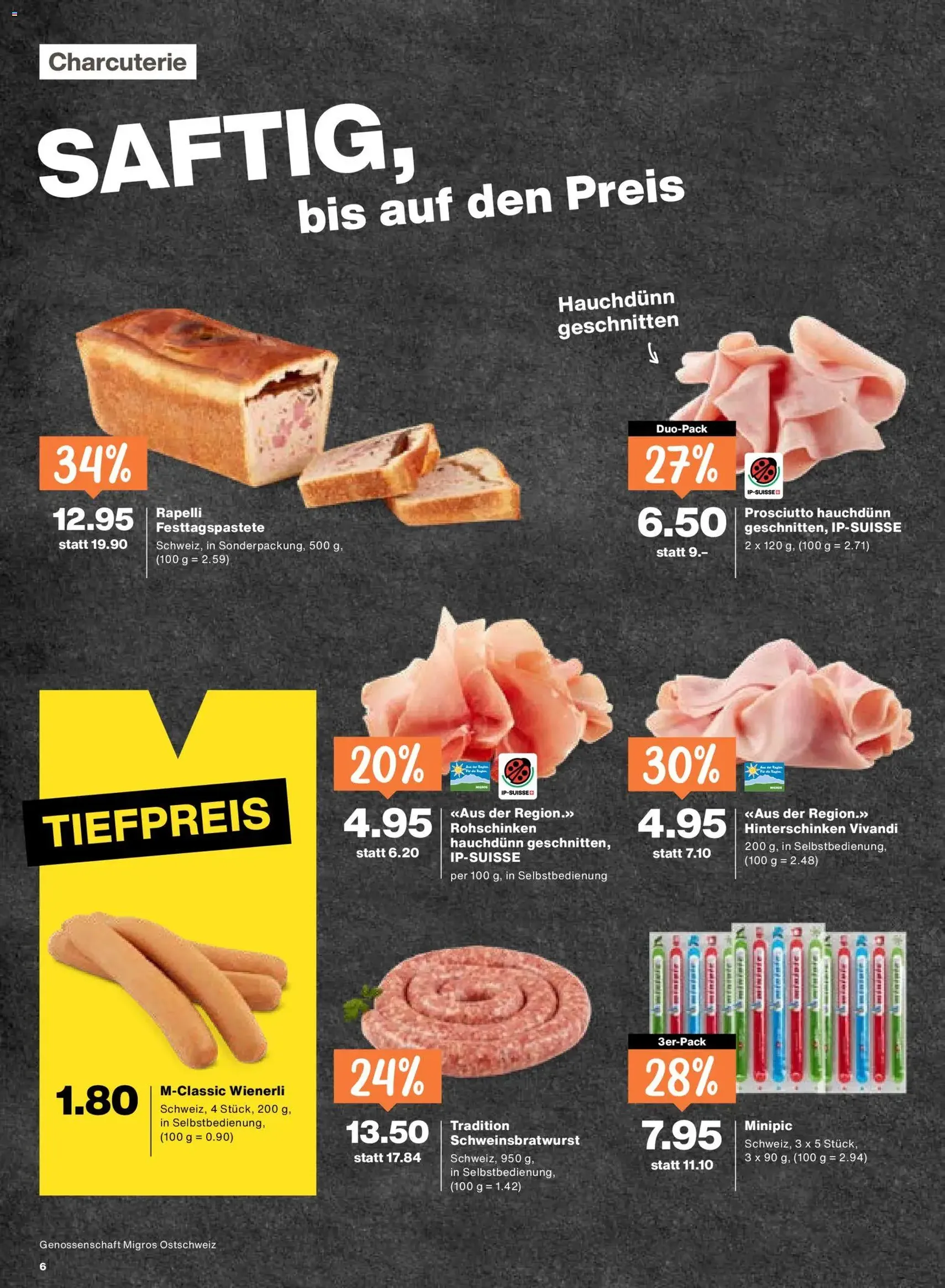 Migros aktionen - Gültiger Prospekt ab 21.05.2026, Seite 6 von insgesamt 24