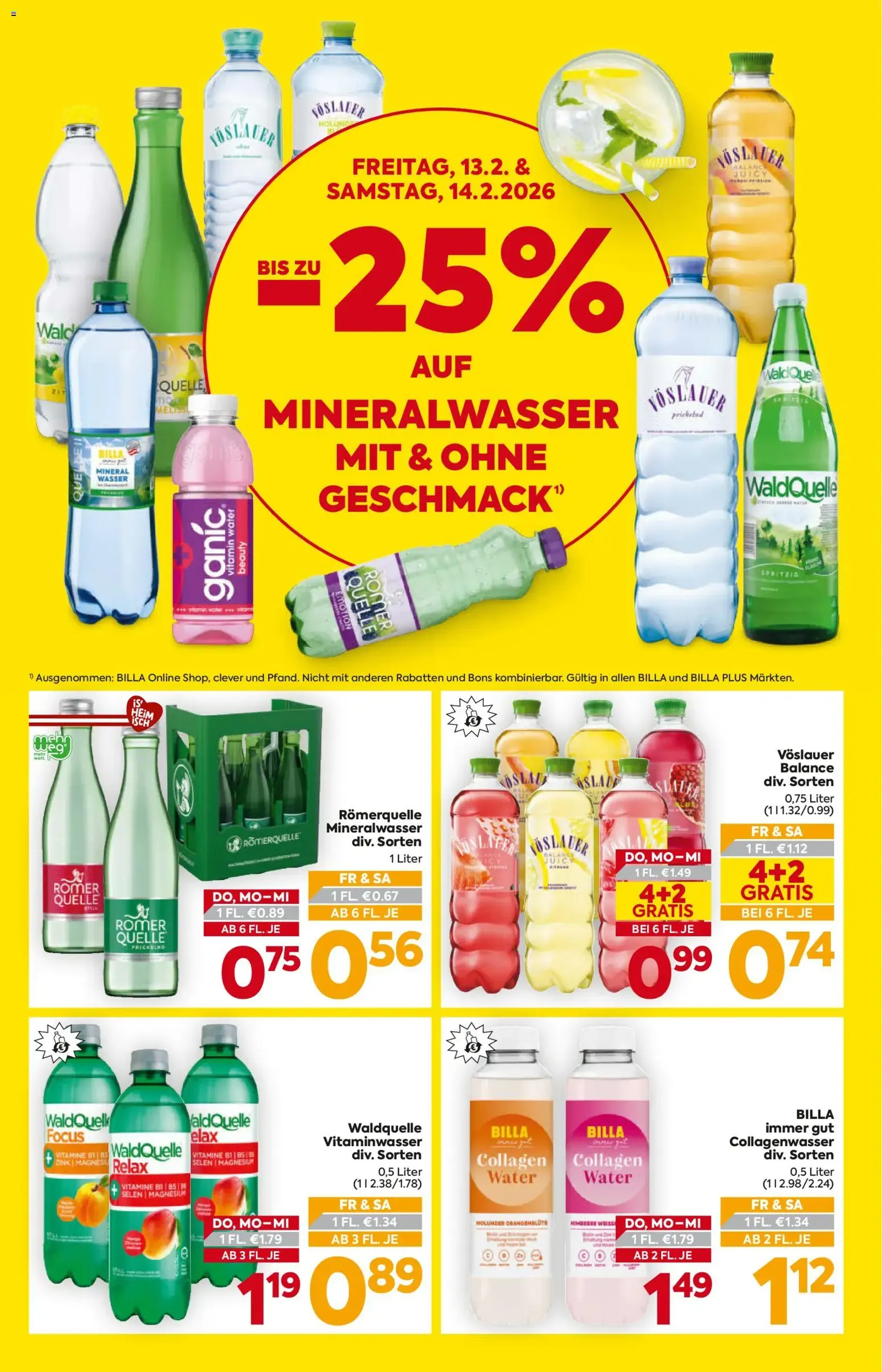 Billa Flugblatt - Gültiger Prospekt ab 12.02.2026, Seite 6 von insgesamt 20