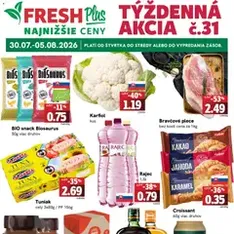 Fresh leták - náhľad letáku platný od 30.07.2026