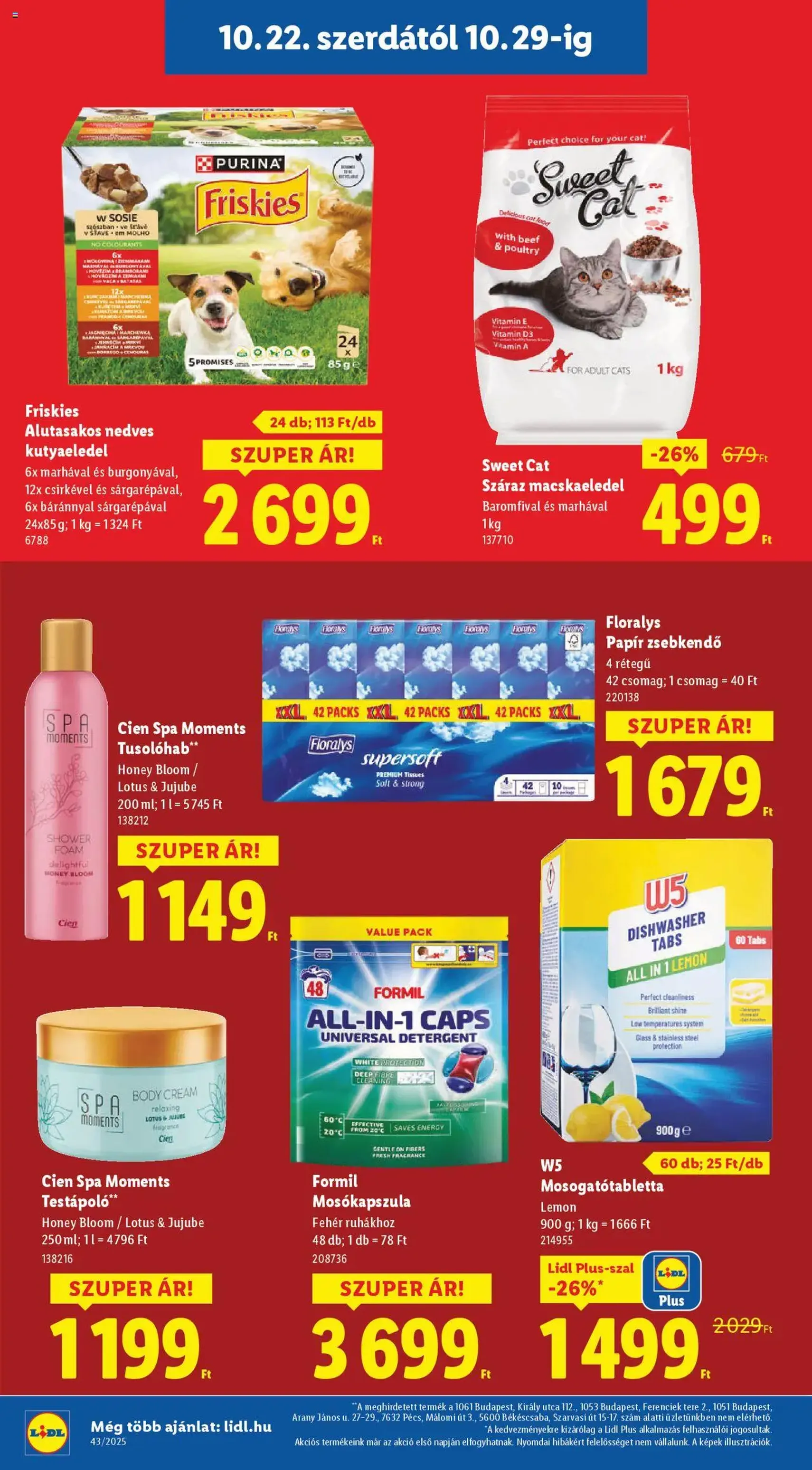 Lidl Akciós újság - 2025.10.22. érvényes szórólap 16 oldal 64 oldalból Lidl Akciós újság - 2025.10.22. érvényes szórólap 16 oldal 64 oldalból