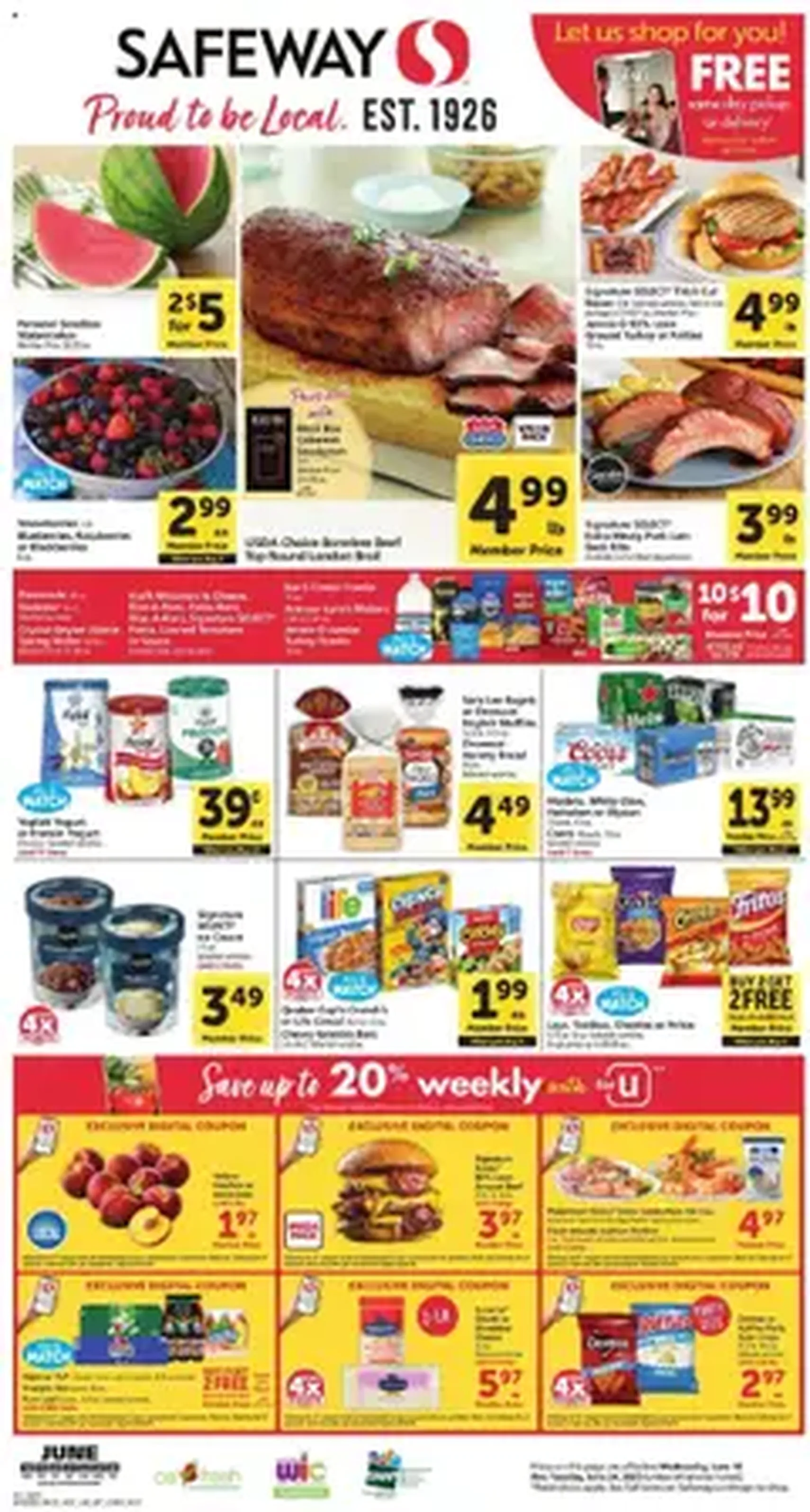 Safeway Weekly Ad - valid flyer from 06/18/2025, page 1 of 1