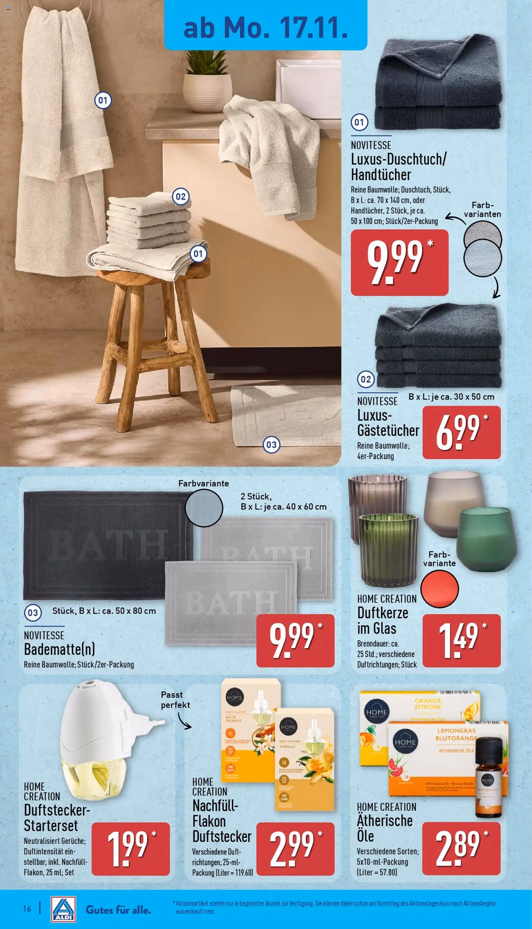 Aldi Prospekt - Gültiger Prospekt ab 17.11.2025, Seite 16 von insgesamt 50