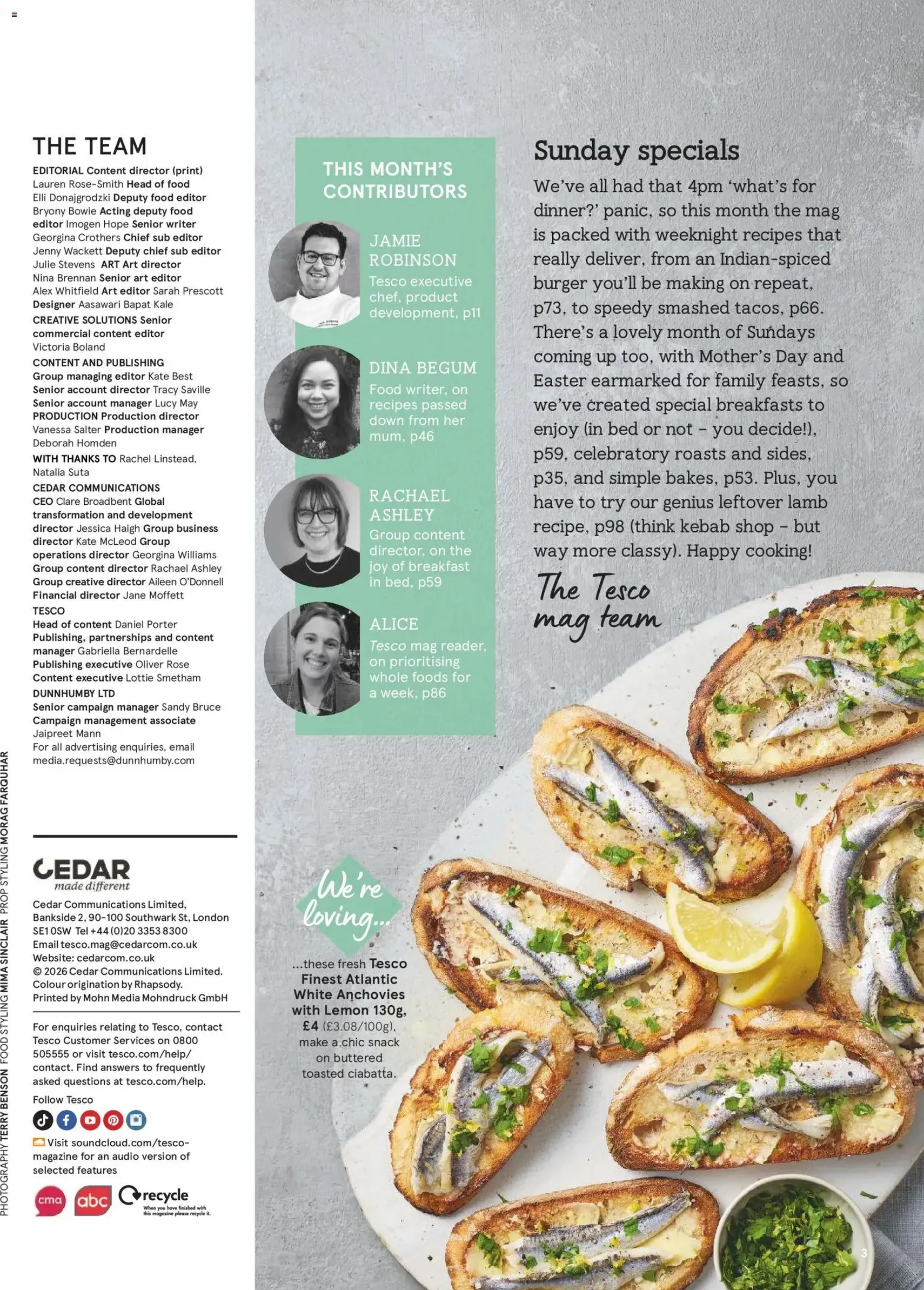 Tesco - Tesco Magazine March 2026 - valid flyer from 01/03/2026, page 3 of 100