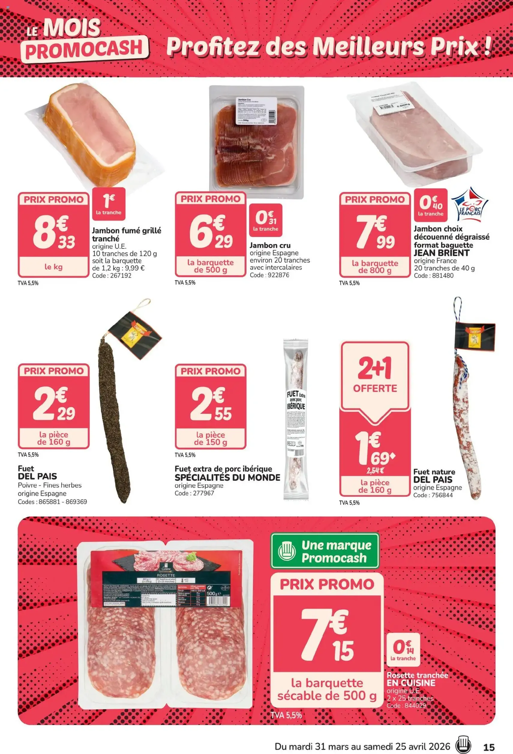 Promocash catalogue - brochure valable à partir du 31/03/2026, page 15 sur 44