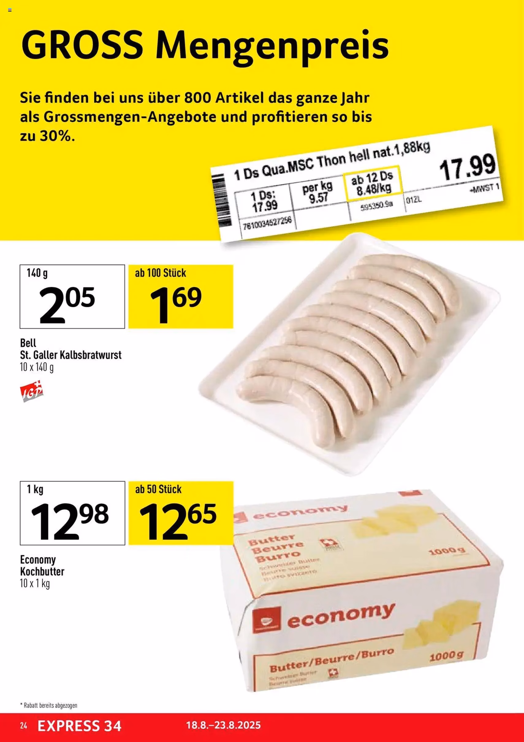Prodega Aktionen - Gültiger Prospekt ab 18.08.2025, Seite 24 von insgesamt 40 Prodega Aktionen - Gültiger Prospekt ab 18.08.2025, Seite 24 von insgesamt 40