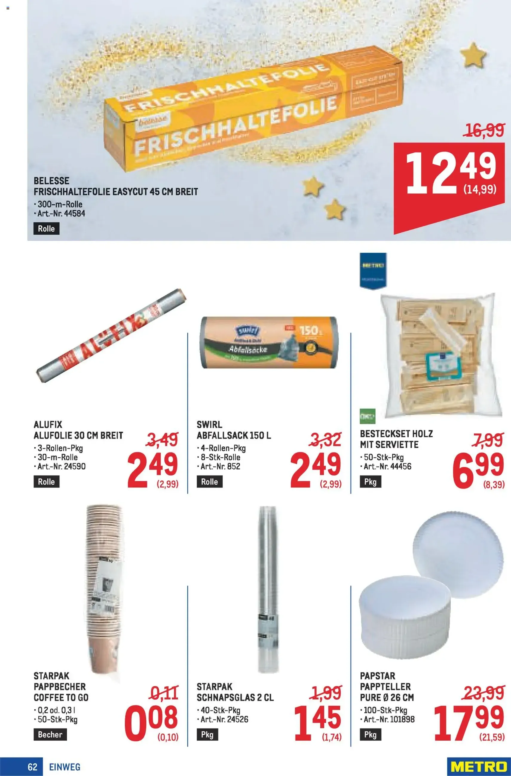 Metro angebote Profi - Gültiger Prospekt ab 11.12.2025, Seite 62 von insgesamt 72