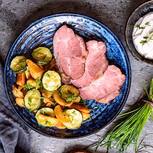 Recipe preview Roasted Smoked Pork Neck