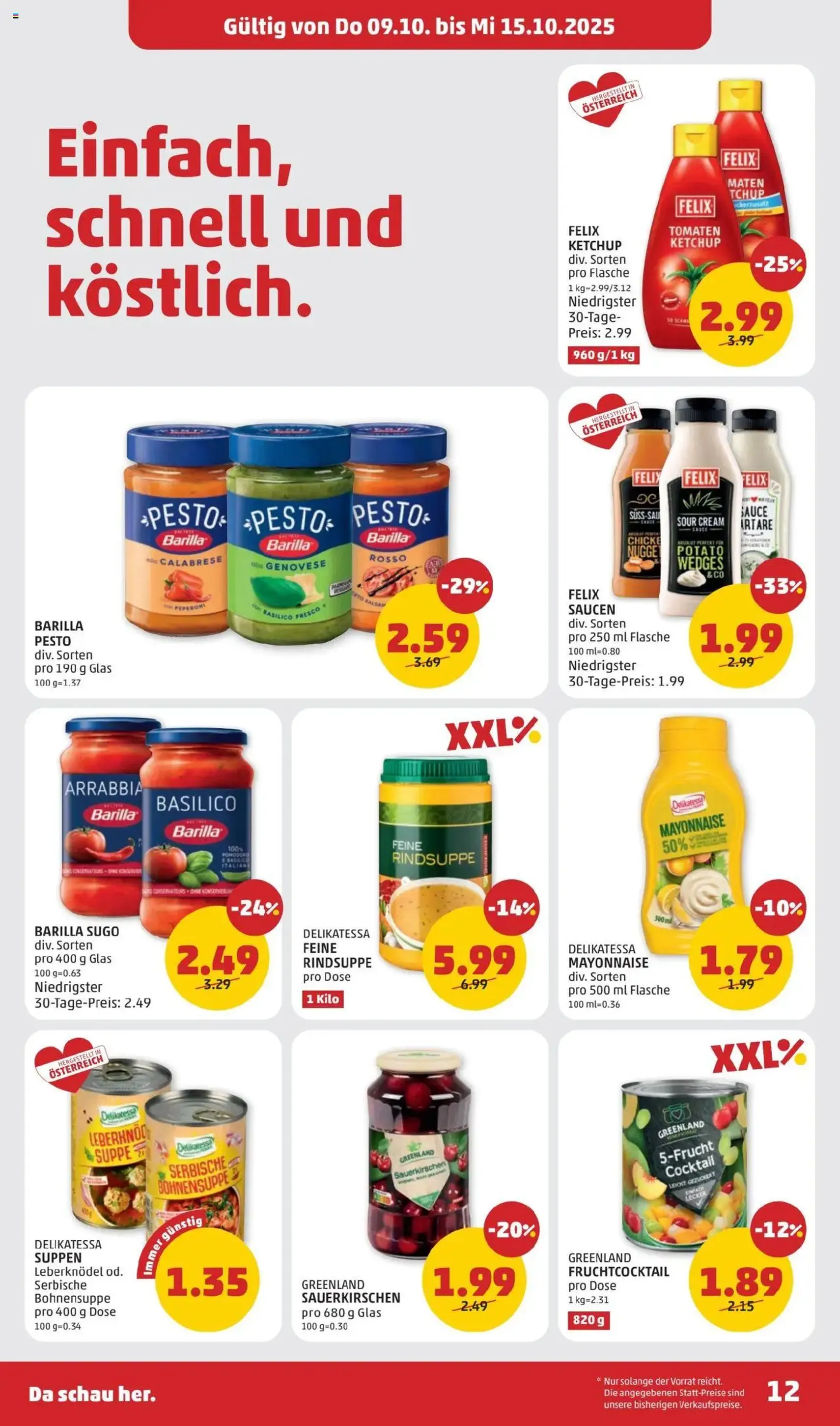 Penny Markt Flugblatt - Gültiger Prospekt ab 09.10.2025, Seite 12 von insgesamt 32