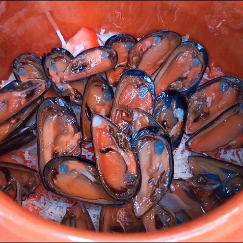 Riso, patate e cozze - procedimento 1