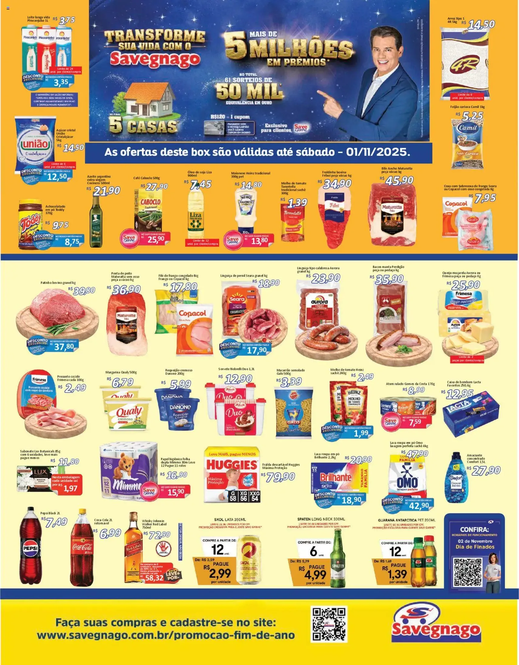 Savegnago - Ofertas da semana - folheto válido a partir de 30/10/2025 página 1 de 4