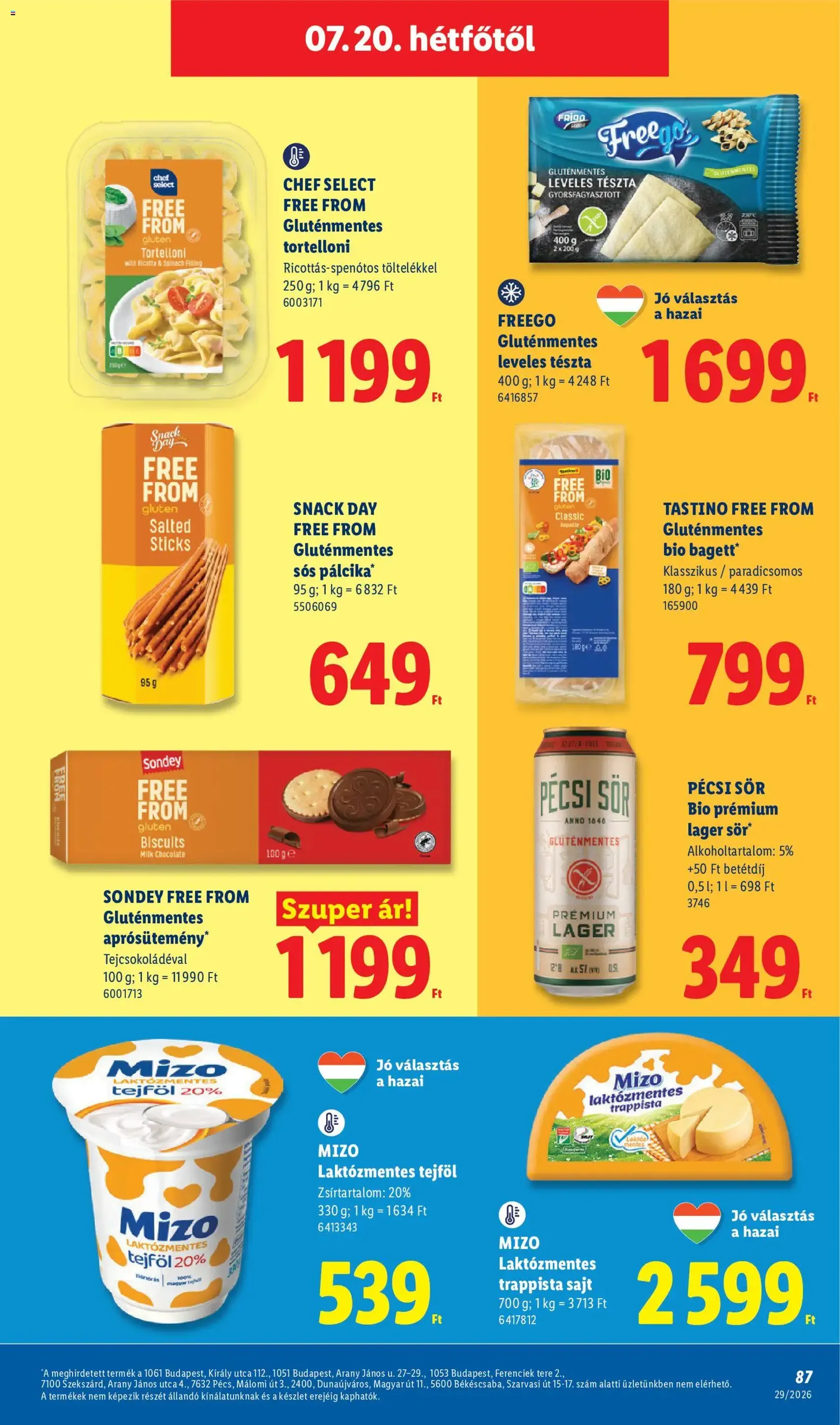 Lidl akciós újság - 2026.07.16. érvényes szórólap 87 oldal 88 oldalból