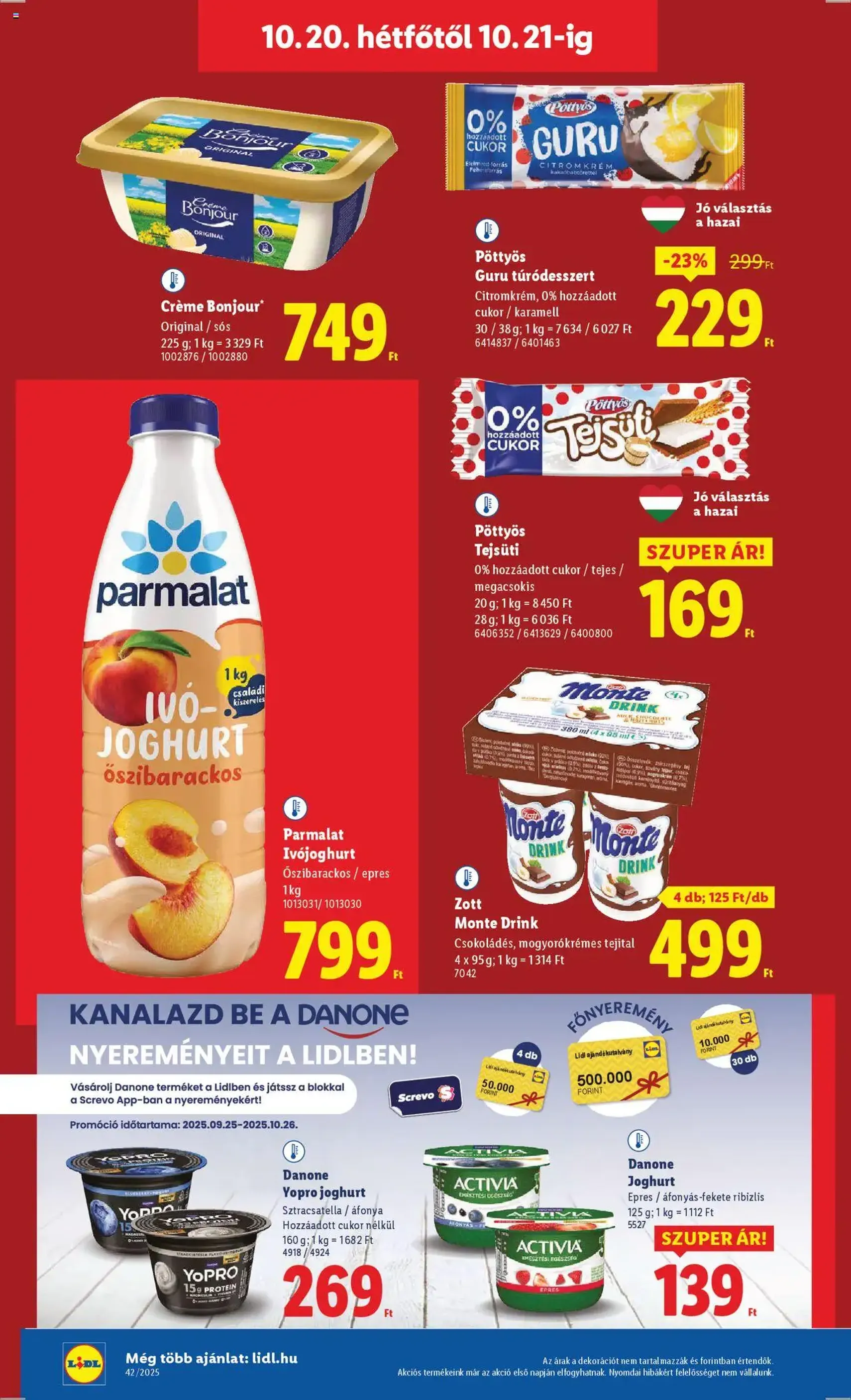 Lidl Akciós újság - 2025.10.16. érvényes szórólap 58 oldal 68 oldalból Lidl Akciós újság - 2025.10.16. érvényes szórólap 58 oldal 68 oldalból