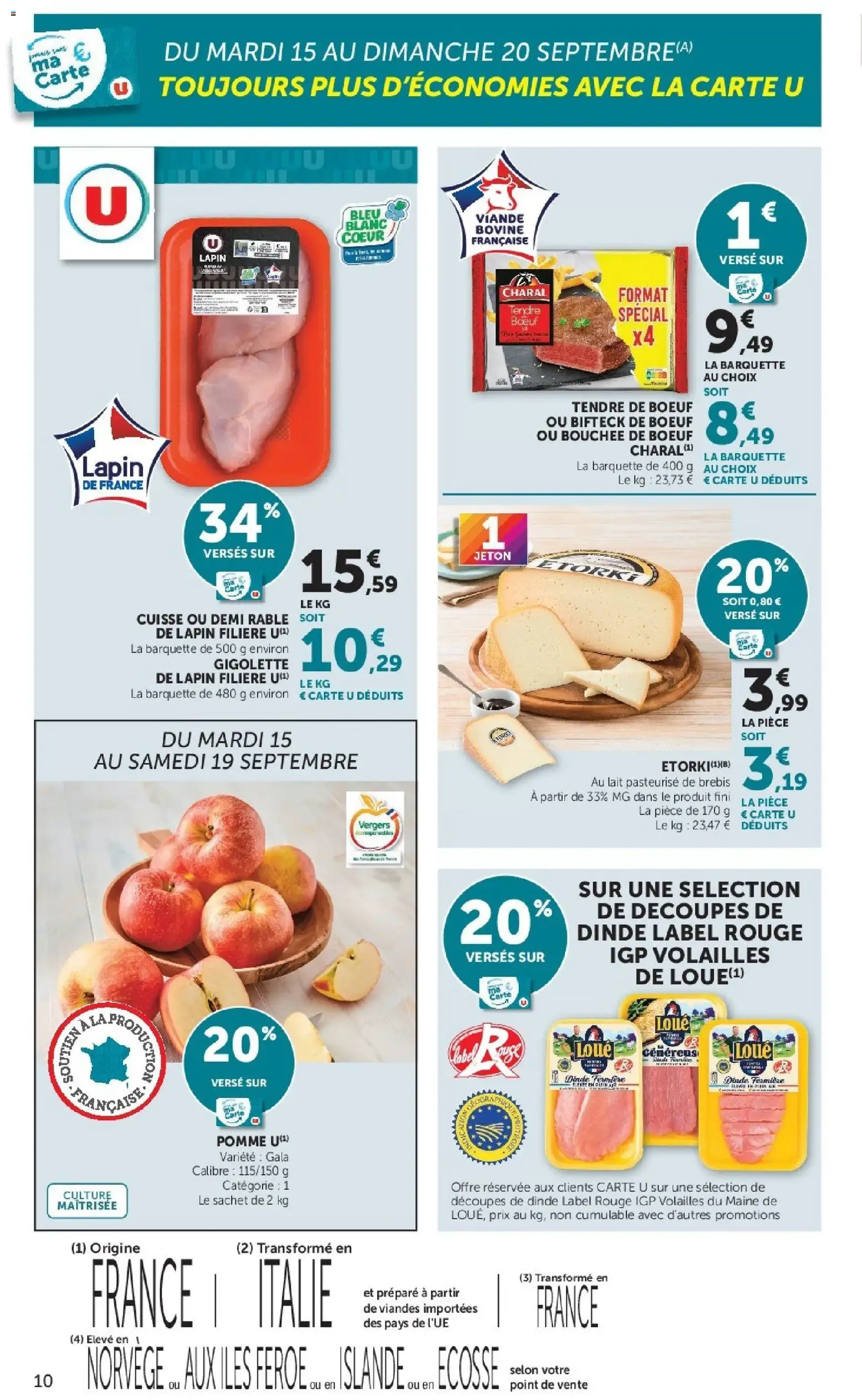 U Express - Anniversaire gagnant des Magasins U - brochure valable à partir du 15/09/2026, page 10 sur 24