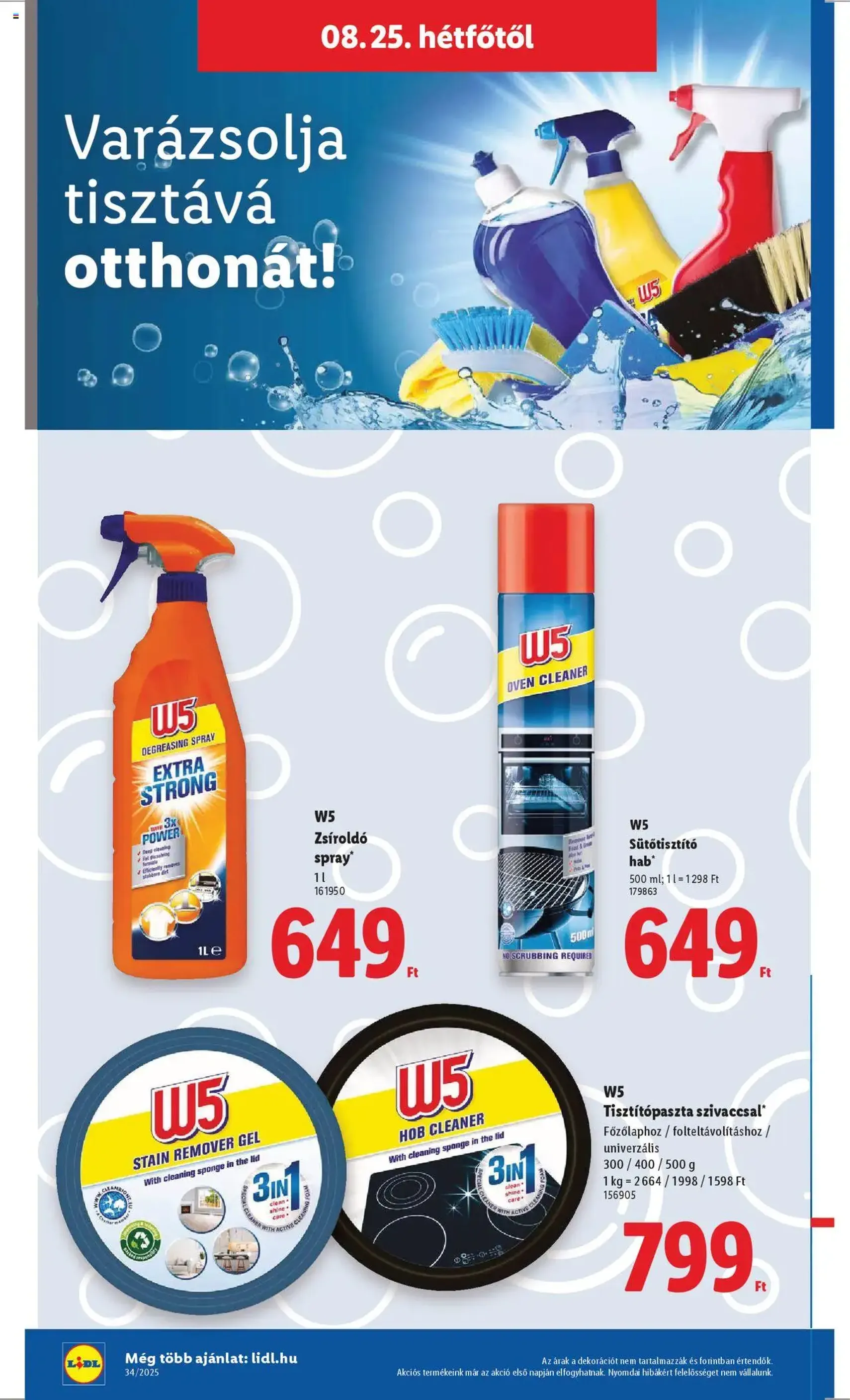 Lidl Akciós újság - 2025.08.21. érvényes szórólap 64 oldal 70 oldalból