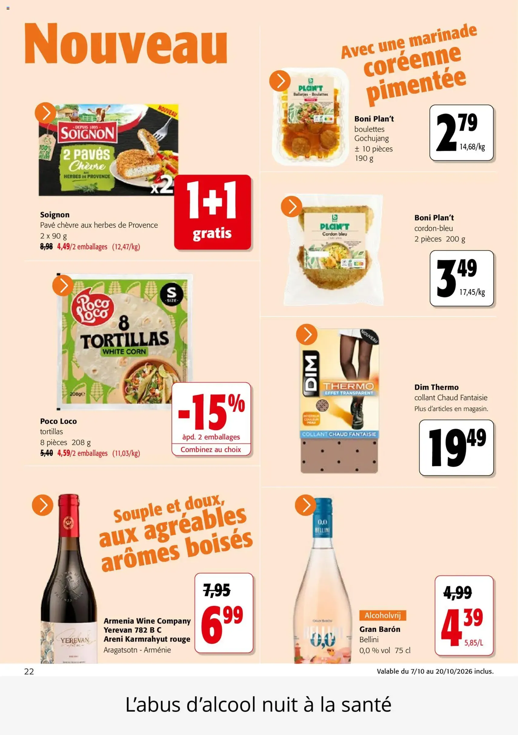 Colruyt catalogue - brochure valable à partir du 07/10/2026, page 22 sur 37