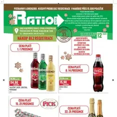 Ratio leták - náhled letáku platný od 01.12.2025