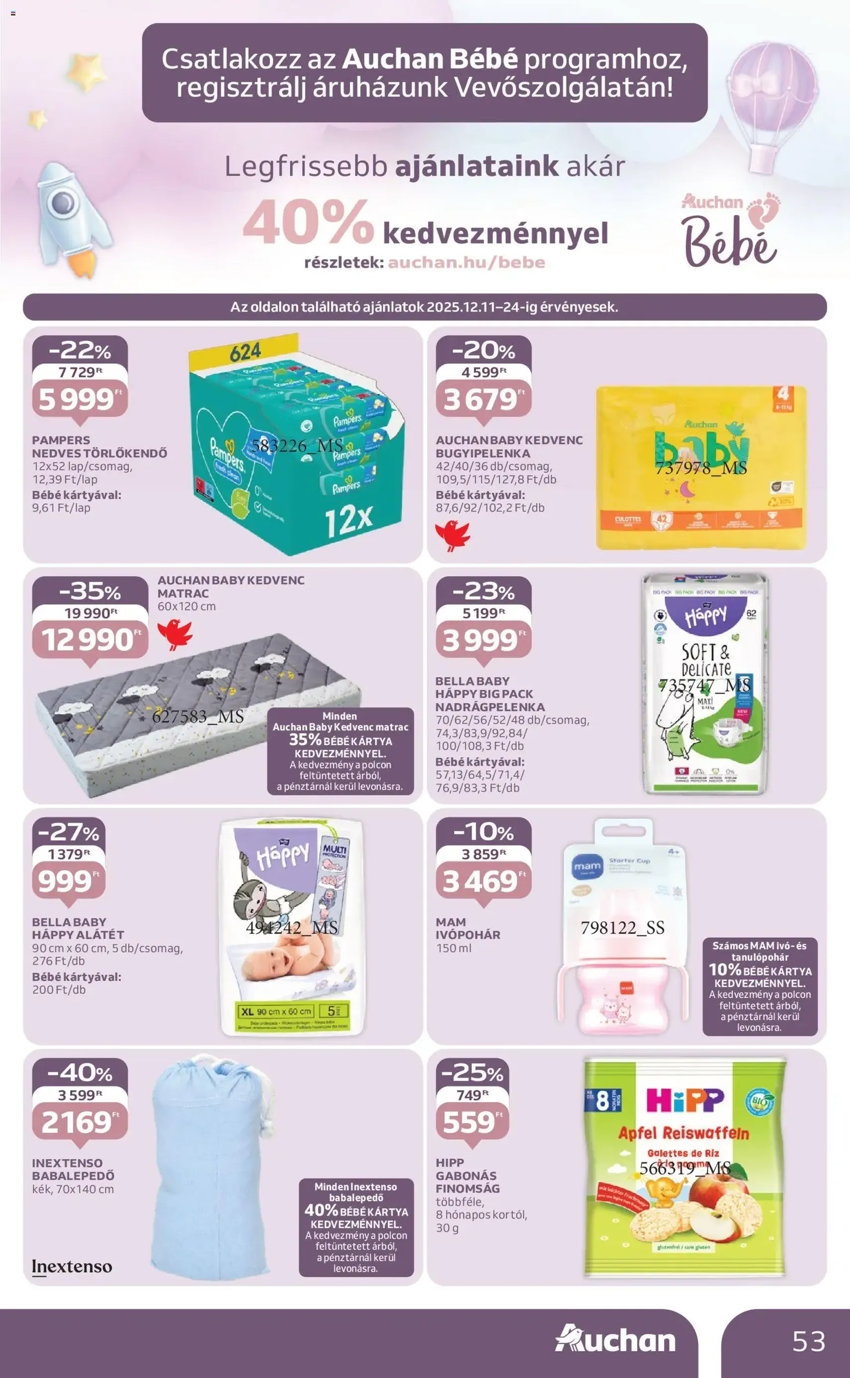 Auchan Akciós újság - 2025.12.11. érvényes szórólap 53 oldal 76 oldalból