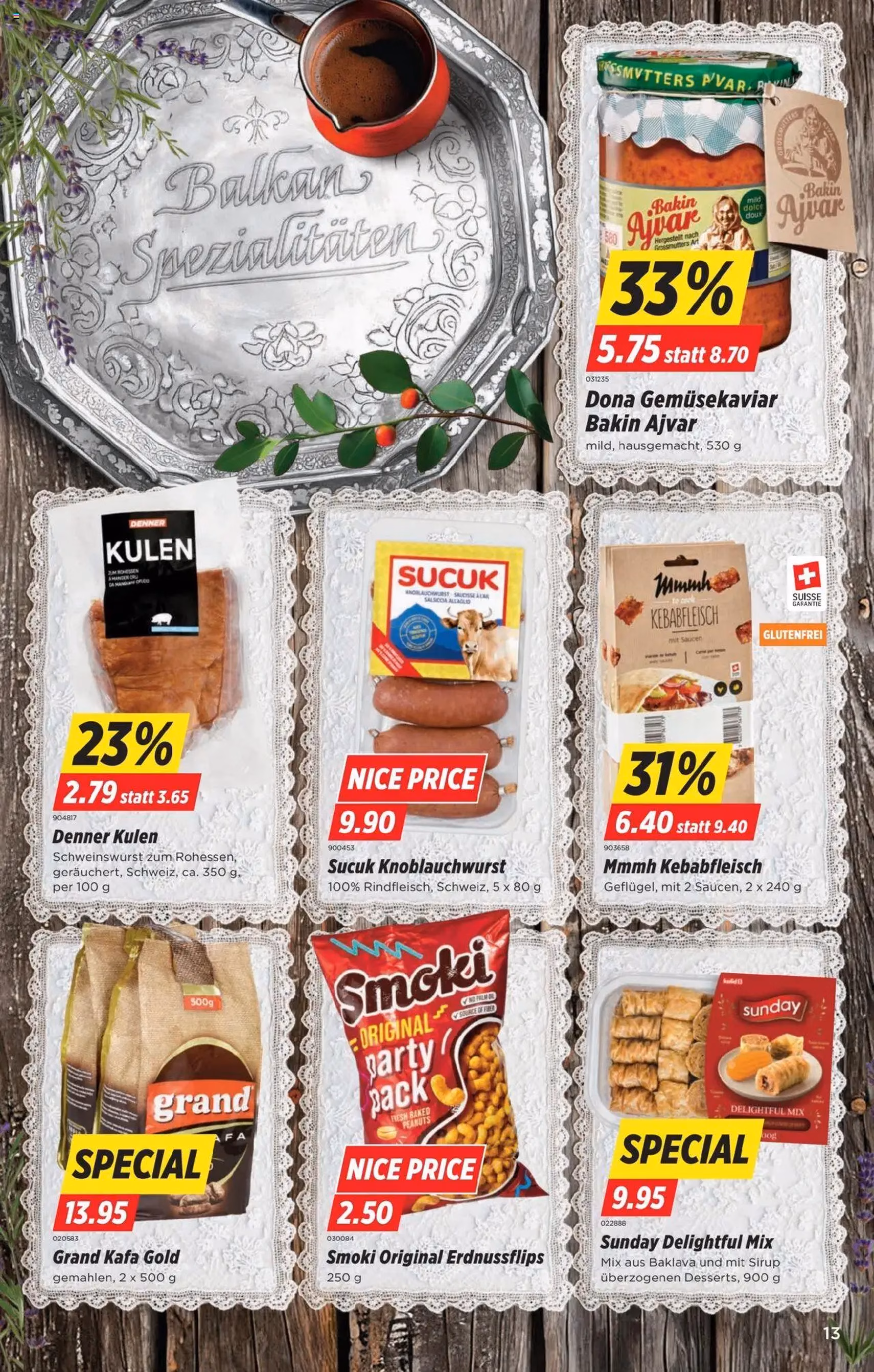 Denner Aktionen - Gültiger Prospekt ab 12.08.2025, Seite 13 von insgesamt 26 Denner Aktionen - Gültiger Prospekt ab 12.08.2025, Seite 13 von insgesamt 26