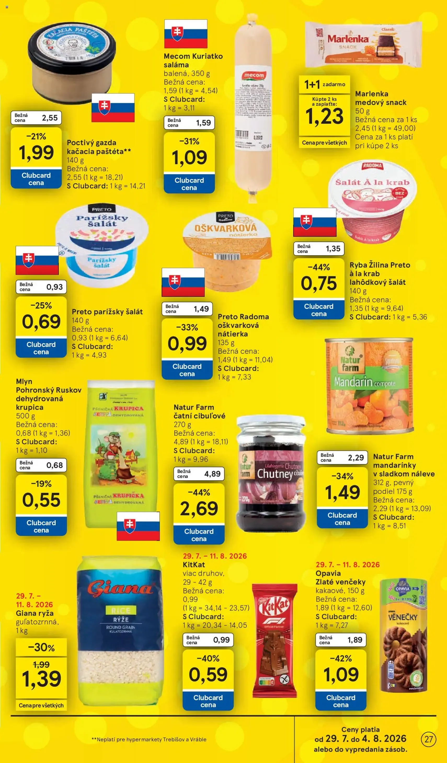 Tesco Hypermarket - leták - platný leták od 29.07.2026 strana 27 z 53