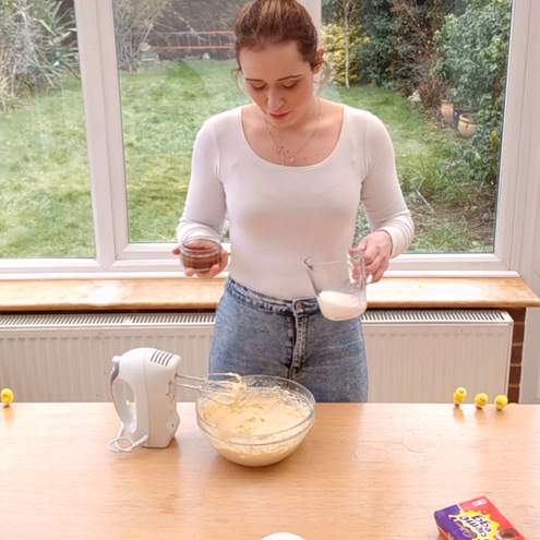 Plumcake di pasqua - procedimento 1