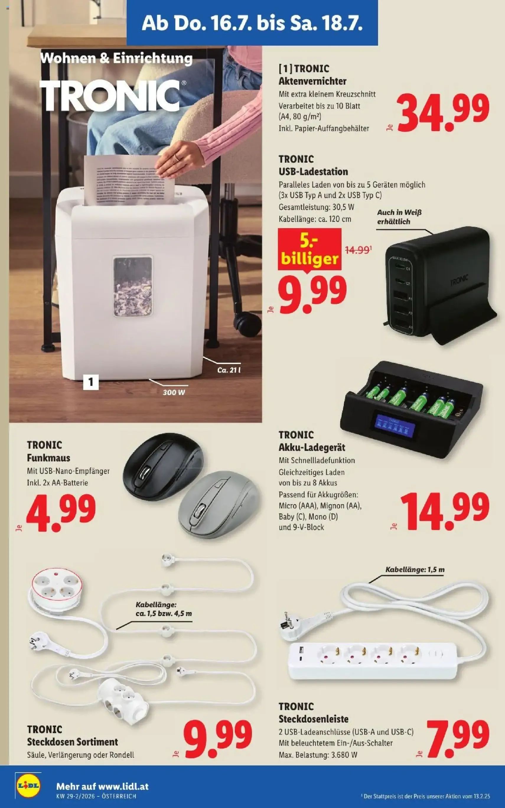 Lidl - Flugblatt - Gültiger Prospekt ab 16.07.2026, Seite 22 von insgesamt 54