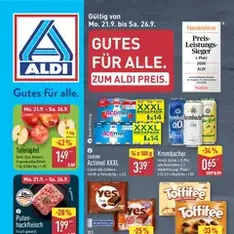 Aldi Prospekt - Prospekt Vorschau gültig ab 21.09.2026