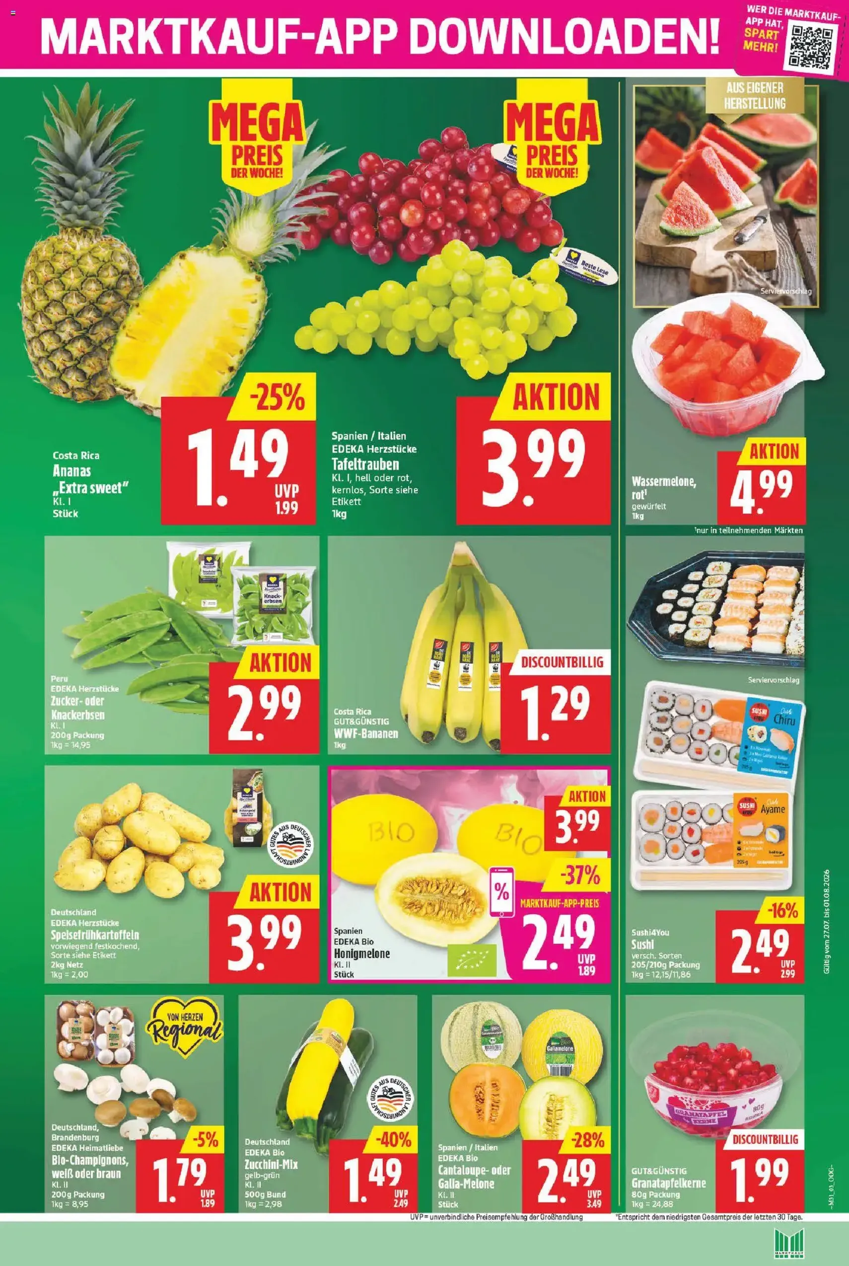 Marktkauf Prospekt - Gültiger Prospekt ab 27.07.2026, Seite 3 von insgesamt 37