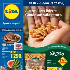 Lidl akciós újság - szórólap előnézete érvényes 2026.07.16. -tól