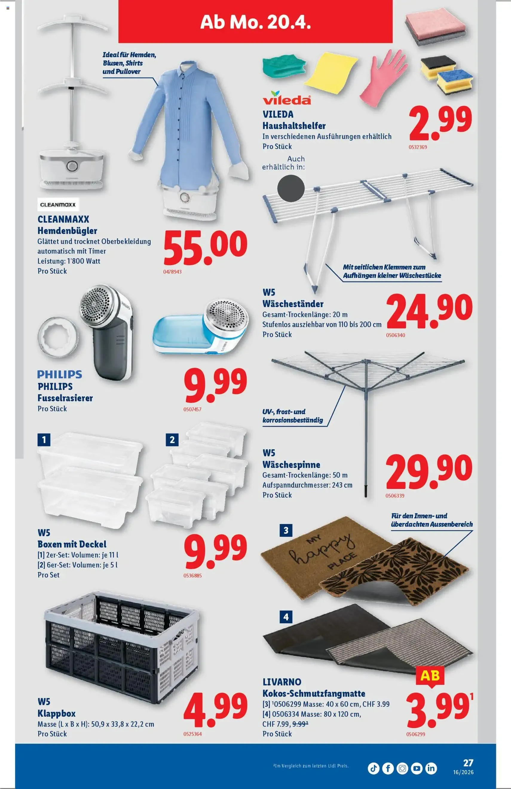 Lidl aktionen - Gültiger Prospekt ab 16.04.2026, Seite 27 von insgesamt 32